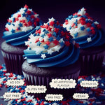 Thumbnail for patriotic sprinkles for decoration 03 120 gm 1