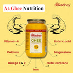 Thumbnail for Shreeradhey A2 Bilona Gir Cow Ghee | Bilona Ghee 100% Pure | Churned From Curd | Homemade Organic Authentic Cow Ghee