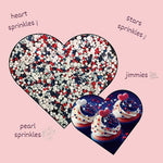 Thumbnail for patriotic sprinkles for decoration 07 120 gm
