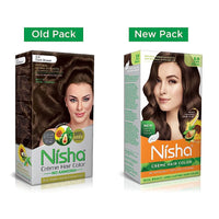 Thumbnail for Nisha Creme Hair Color Dark Brown - Distacart