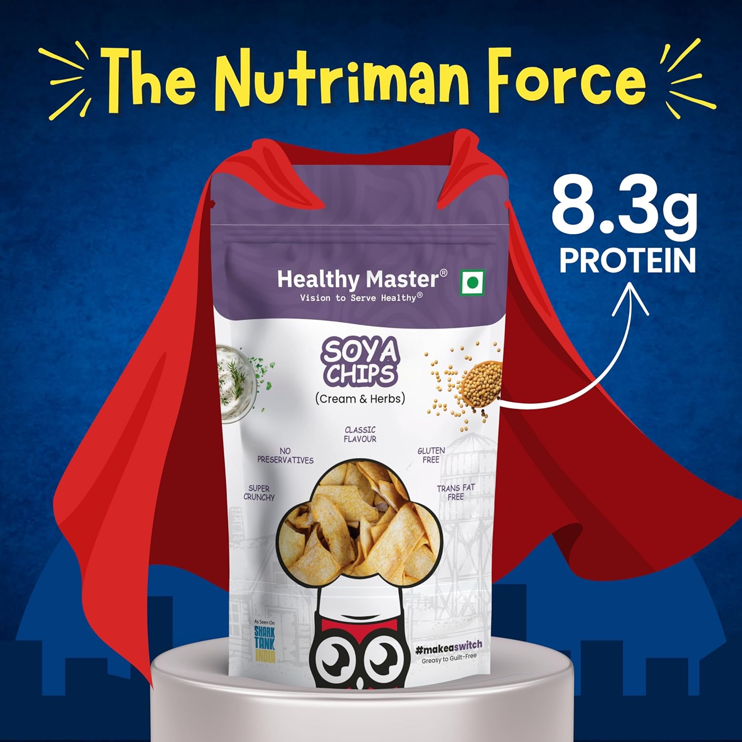 Healthy Master Light & Crispy Soya Chips