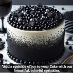 Thumbnail for black sprinkles bottle for decoration bottle 100 g