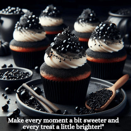 black sprinkles bottle for decoration bottle 100 g