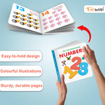 Thumbnail for Pocket Board Book Set of ABC, Numbers, Fruits, Vegetables, Wild Animals, Birds - Kids educational board book, Preschool learning books, Preschool Kids Books Children | books