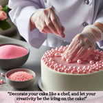 Thumbnail for baby pink sprinkles bottle for decoration bottle 100 g