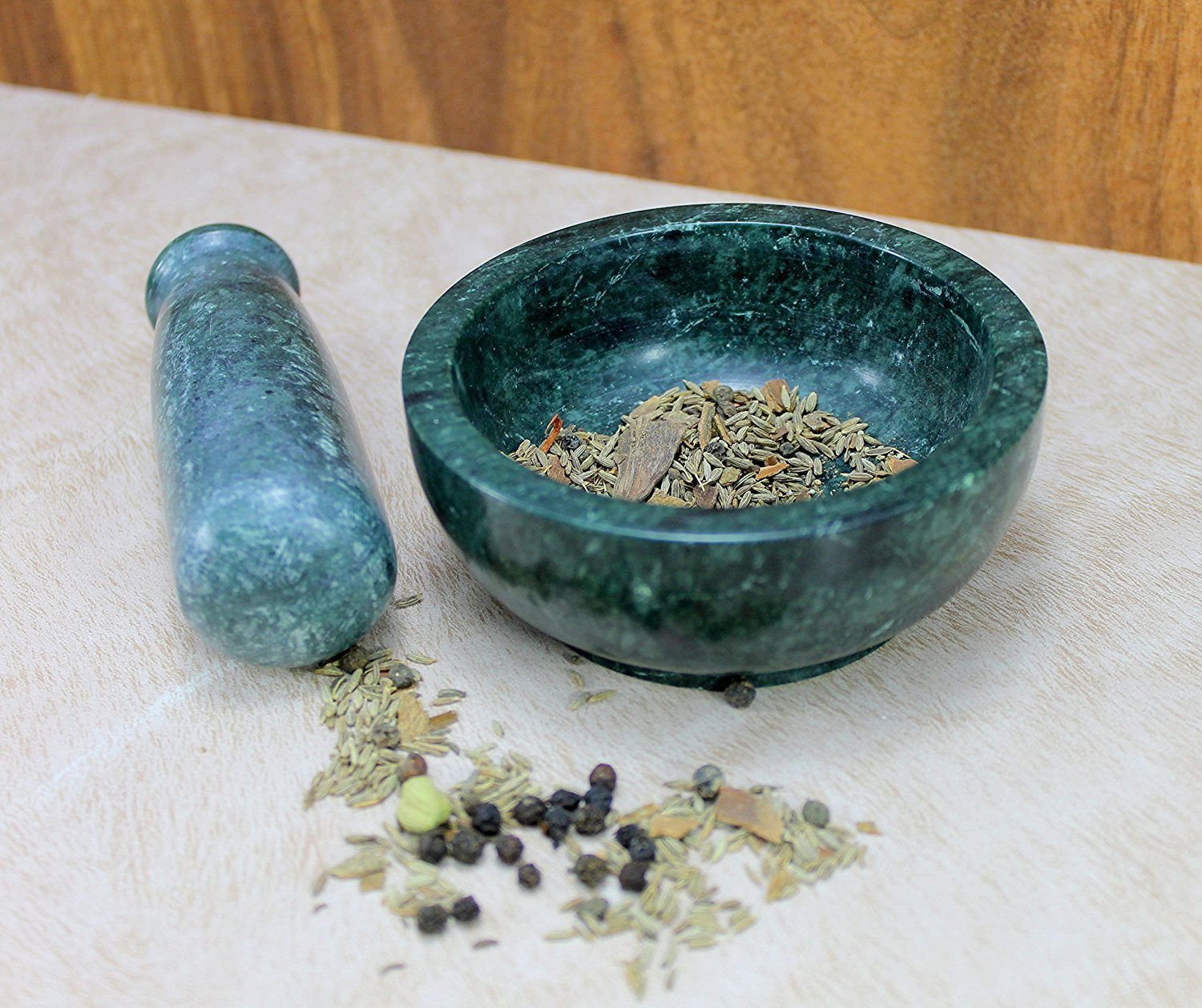 KLEO 4" Green Mortar and Pestle Set - Dista