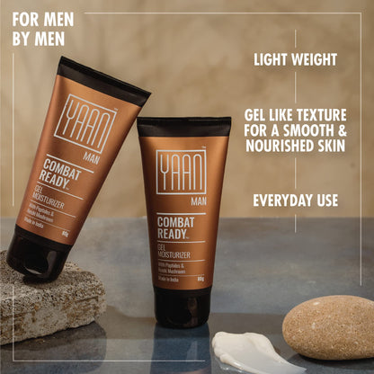Yaan Man The Hydration Hub Combo | Contains Face Wash + Gel Moisturizer For Men | Skincare for Men | For all Skin Types | Leaves Skin Hydrated and moisturized