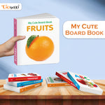 Thumbnail for Pocket Board Book Set of ABC, Numbers, Fruits, Vegetables, Wild Animals, Birds - Kids educational board book, Preschool learning books, Preschool Kids Books Children | books