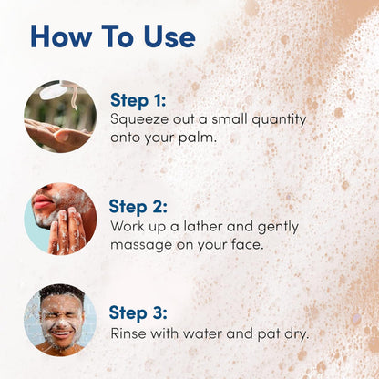 Man Matters Clear 2% Salicylic Acid Face Wash for Men, Paraben & SLS Free - Distacart