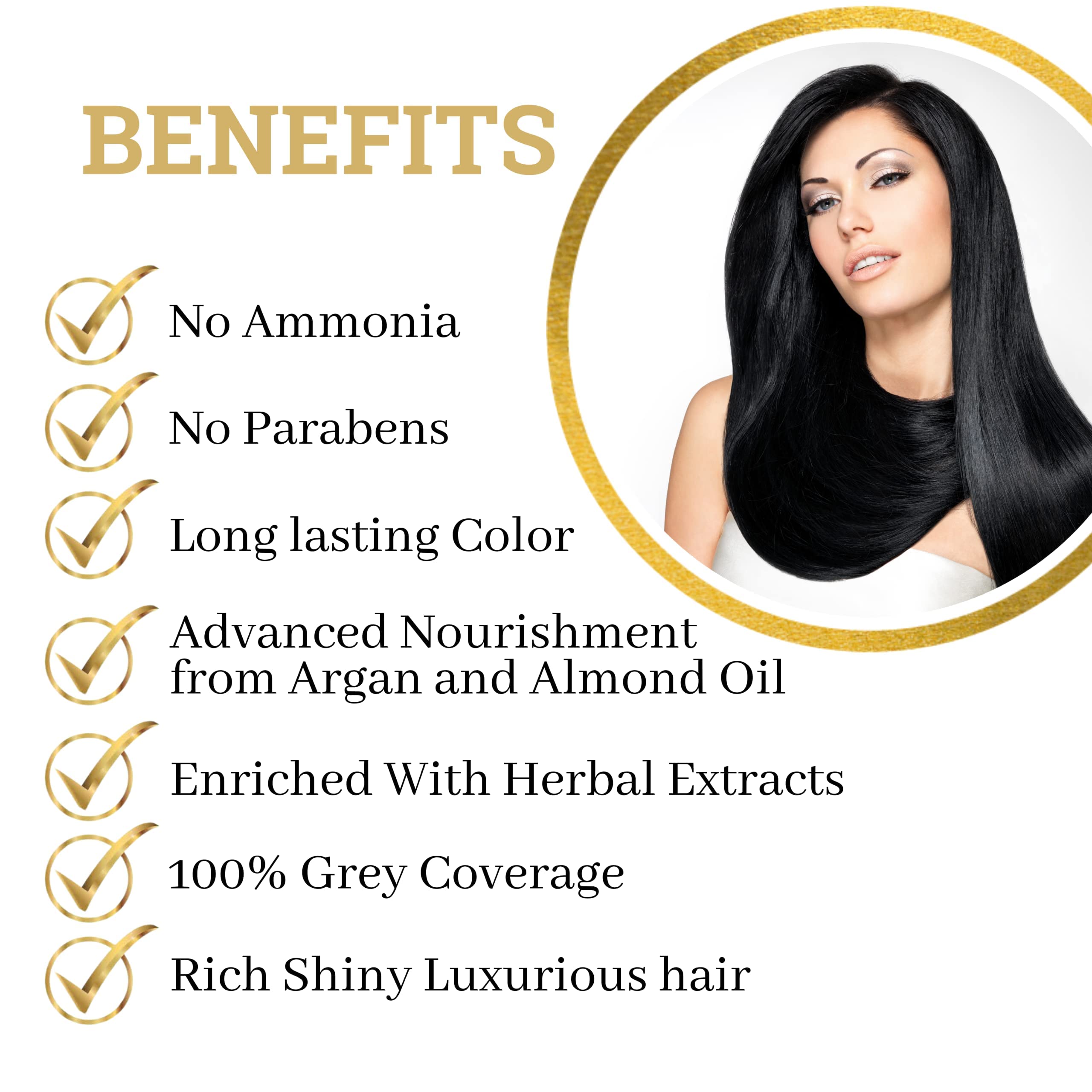 Kokila Shampoo For Men & Women, No Ammonia, No Paraben