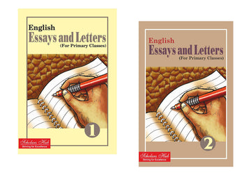 Scholars Hub English Essays & Letters Book For School Students (Vol-1 & 2) (Set Of 2 Books) | 180 Pages - Dista