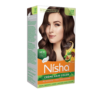Thumbnail for Nisha Creme Hair Color Dark Brown - Distacart