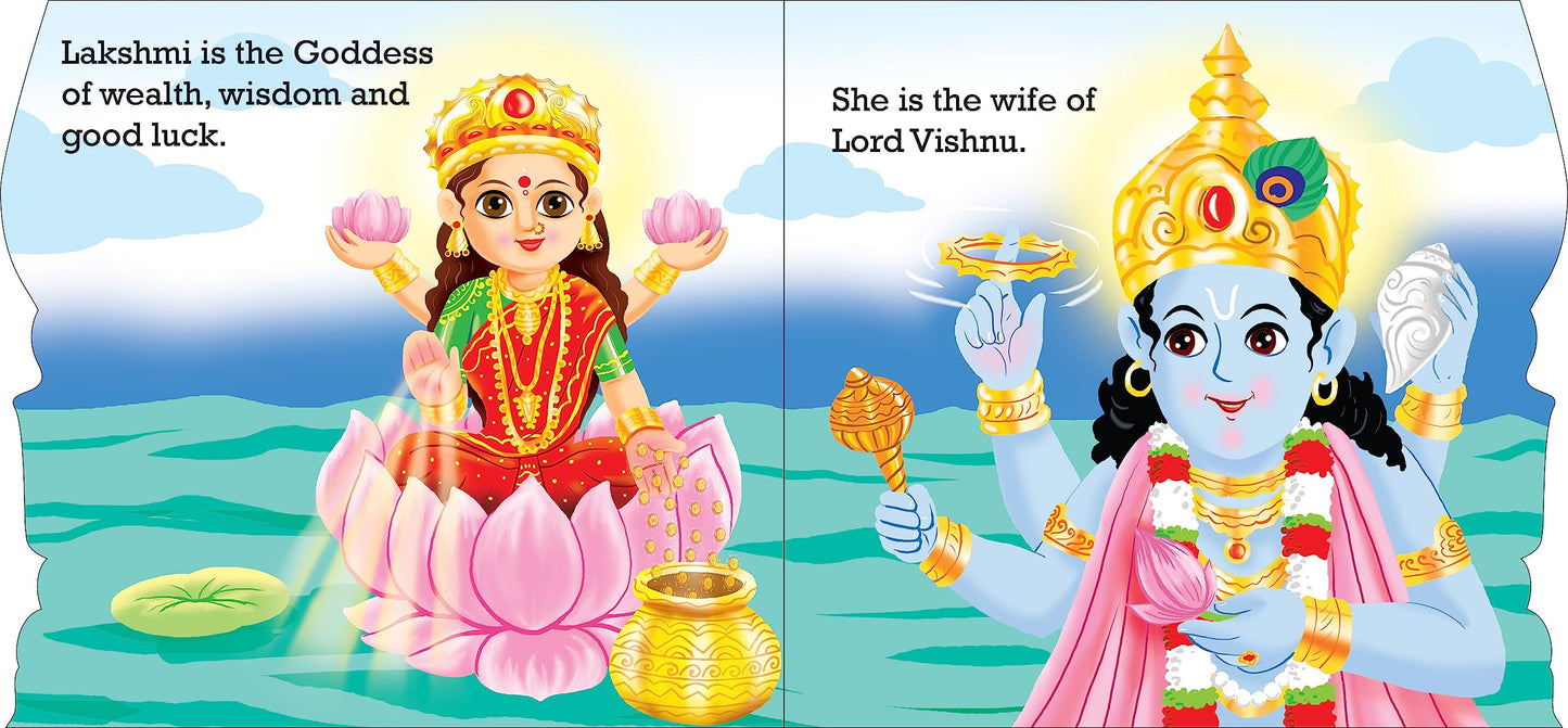 Blessings Forever-Goddess Lakshmi (Die-Cut Board Book) - Dista