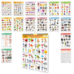 Thumbnail for ENGLISH-MARATHI Chart For Kids (16 Charts ) 36 x 50 cm - Children Spiral Wall Picture Chart