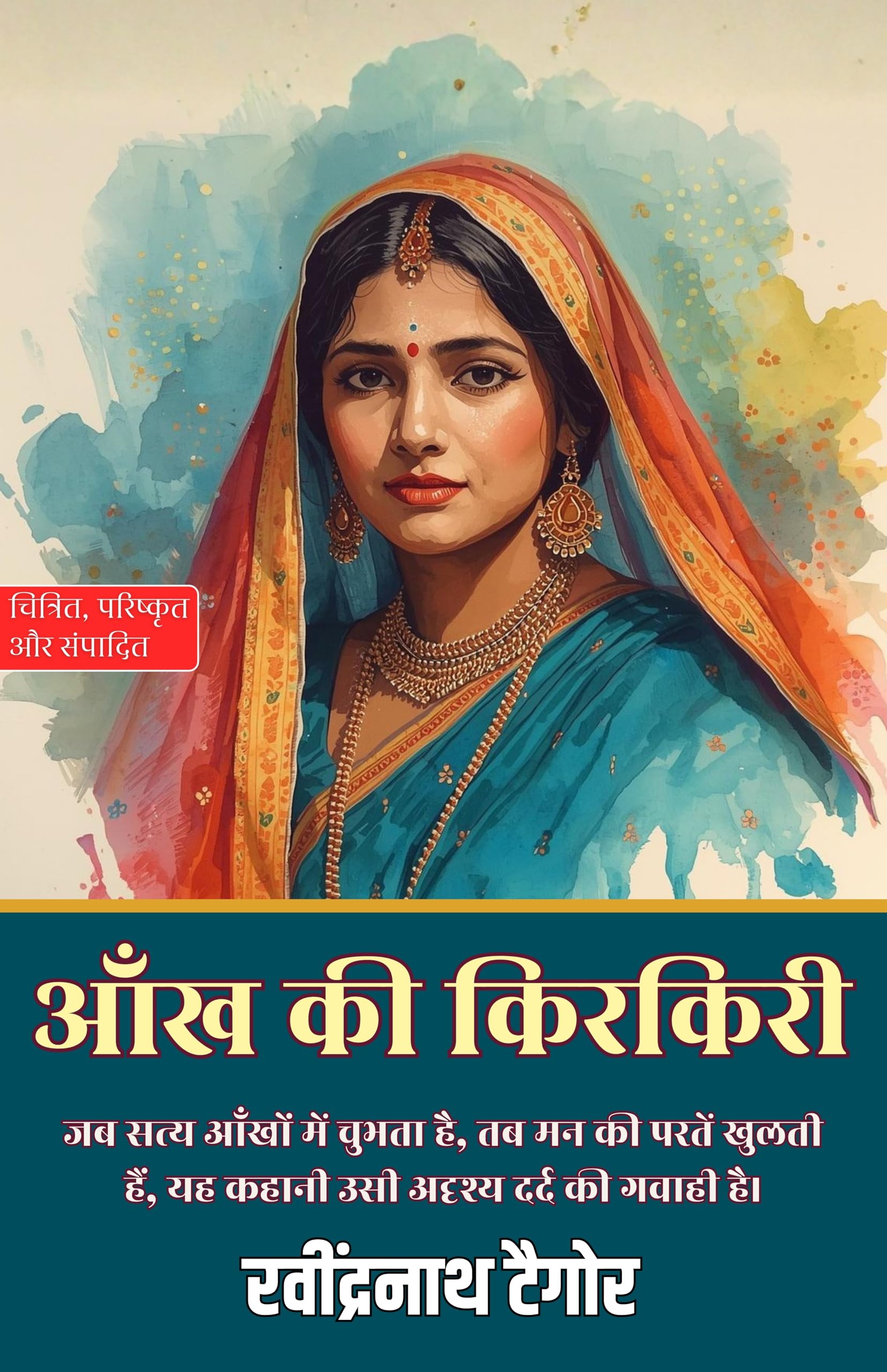 An Eyesore in Hindi आँख की किरकिरी (सचित्र और परिशोधित) (Dd Books Hindi Classics) - Rabindranath Tagore - Dista