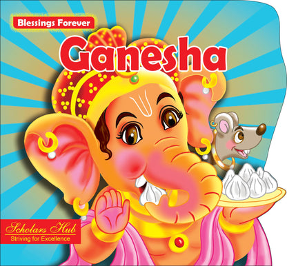 Blessings Forever- Lord Ganesha (Die-Cut Board Book) - Dista