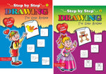 Thumbnail for Coloring Book For Kids: Scholars Hub Step By Step Drawing Book -Vol 1, Vol 2 ( Set Of 2 Books) | 48 Pages - Dista