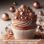 Thumbnail for bronze sprinkles bottle for decoration bottle 100 g