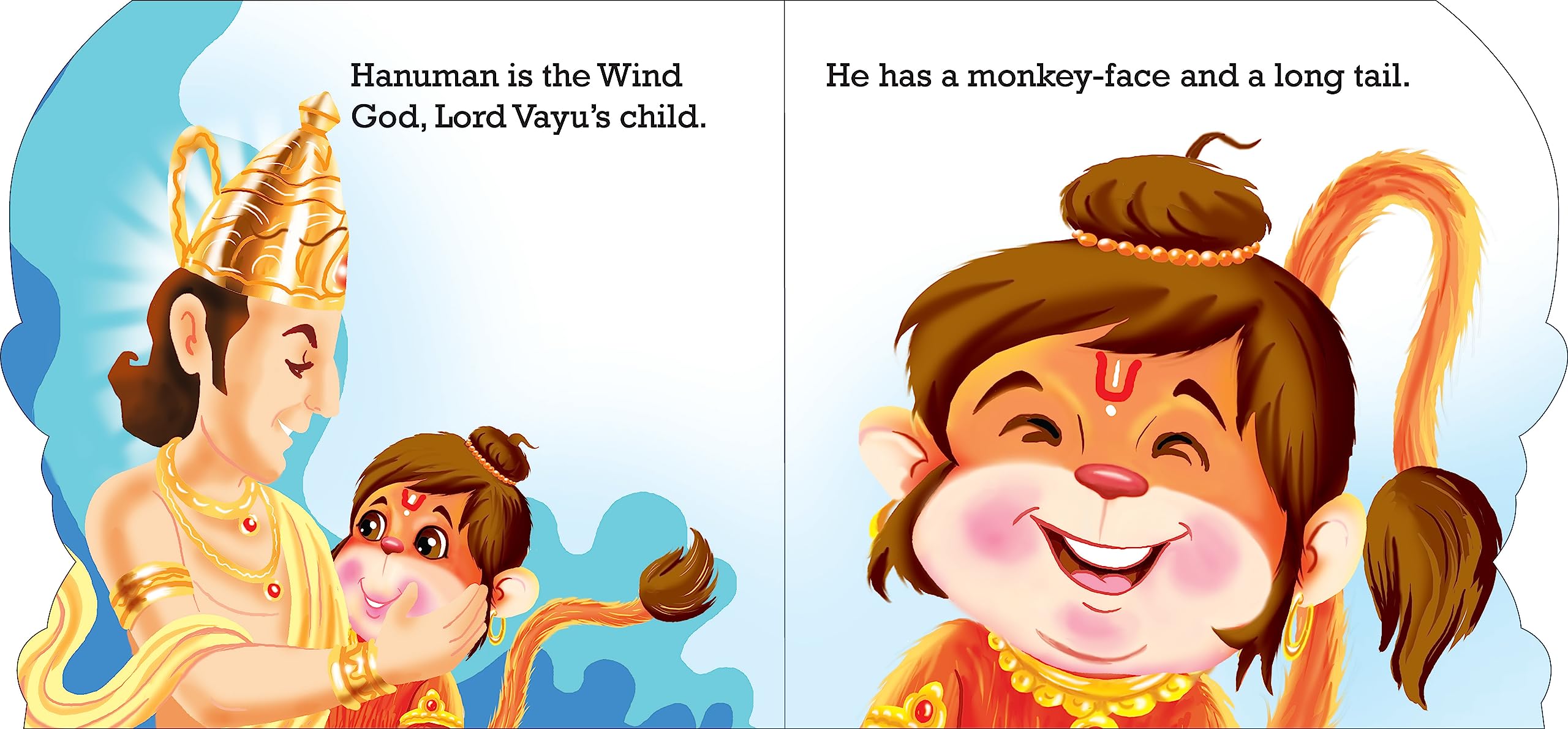 Blessings Forever-Lord Hanuman (Die-Cut Board Book) - Dista