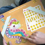 Thumbnail for Imagimake Mirror Mosaic Princess & Unicorn Kids Art Set | DIY Craft Kit | Foil Stickers for Kids | Birthday Gift for Girls and Boys Ages 3,4,5,6,7,8 | 3 Year Old Girl Gifts