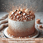 Thumbnail for bronze sprinkles bottle for decoration bottle 100 g