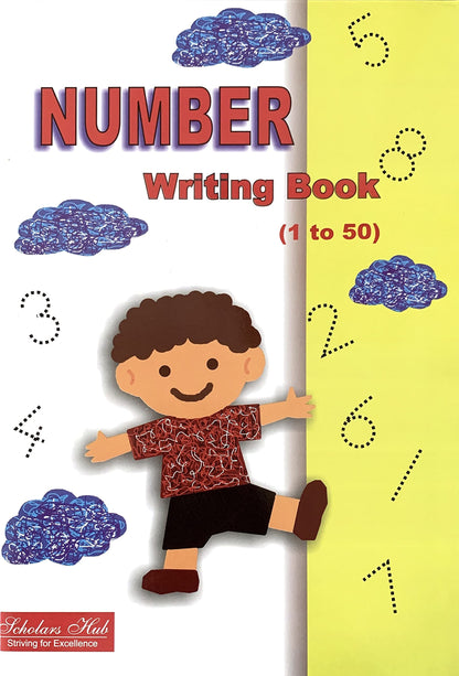 Number Writing Book.(1-50). - Dista