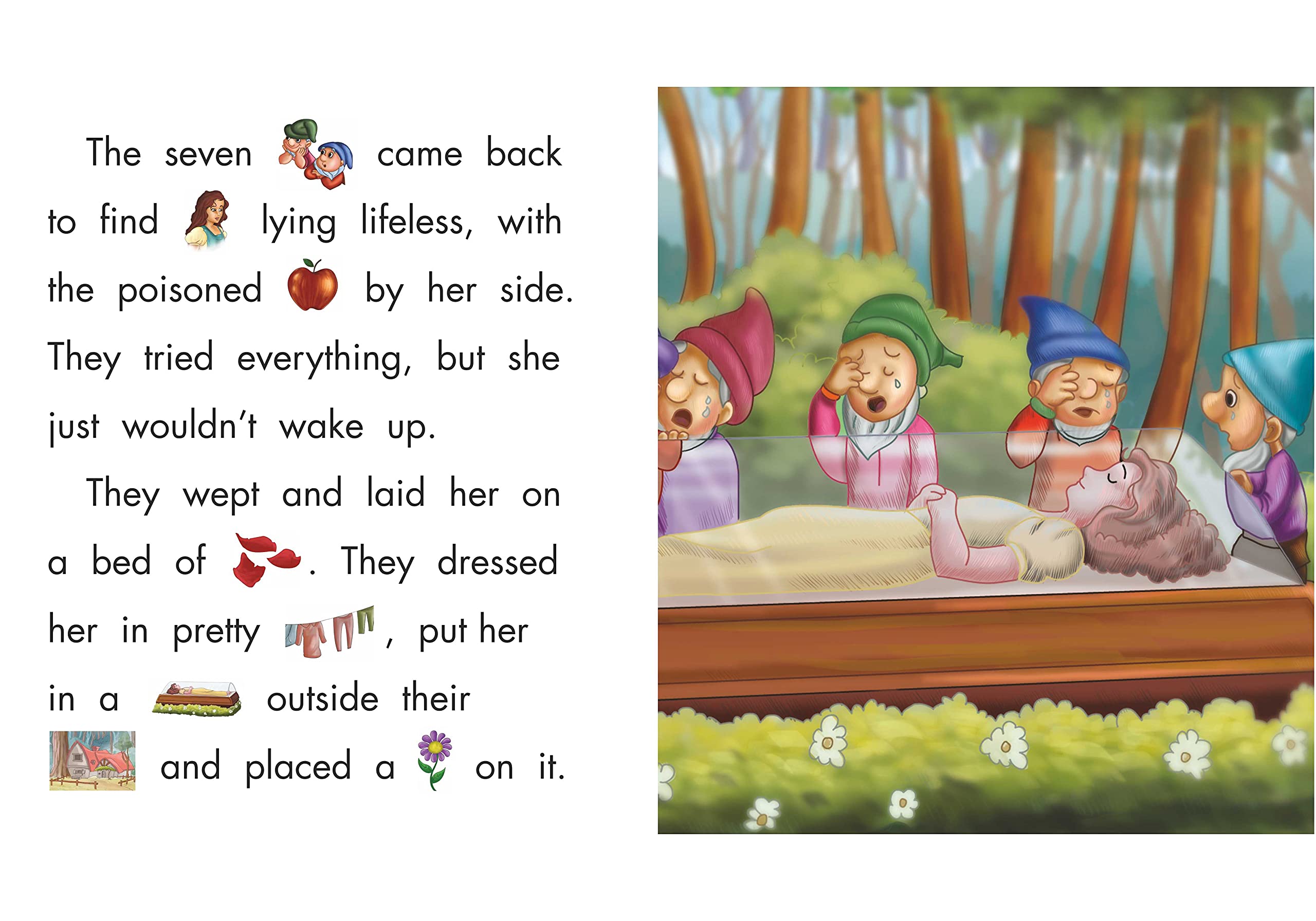 Storybook For Kids: Scholars Hub Keyword Tales Story Book Set-1 (Set Of 4 Story Books) (Illustrated) (For Ages 4+) | 64 Pages | Snow White And The Seven Dwarfs | Cinderella | Little Red Ridding Hood | Jack And The Beanstalk - Dista