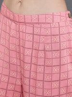 Thumbnail for Aks Ethnic Motifs Printed Straight Kurta with Palazzos & Dupatta - Distacart