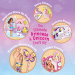 Thumbnail for Imagimake Unicorn Craft Kit | 20+ Mess Free Activities | Bracelet Making Kit, Magnetic Board Princess Dress Up, Unicorn Stickers and More | 5,6,7,8 Year Old Girl Birthday Gift | Crafts for Girls 8-12