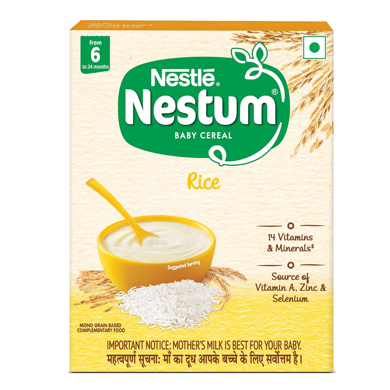 Nestle Nestum Baby Cereal - Rice, From 6-24 Months - Distacart