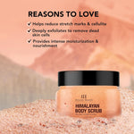 Thumbnail for Himalayan Body Scrub with Lychee Oil - Natural Exfoliating Body & Face Scrub for Acne, Cellulite, Scars, Moisturizing & Deep Cleansing Skin - Skin Care for Men and Women - Distacart