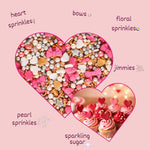 Thumbnail for valentines day sprinkles for decoration 03 120 gm