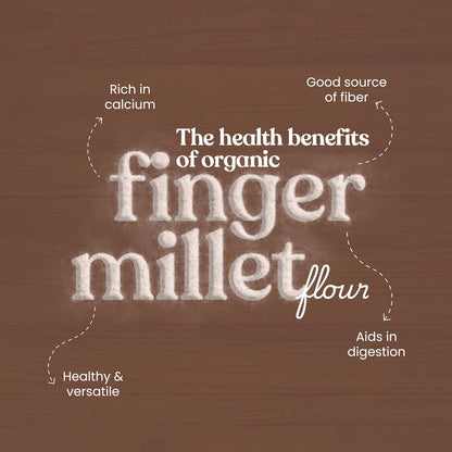 Bharat Vedica Organic Finger Millet Flour - Organic Ragi ka atta - Distacart