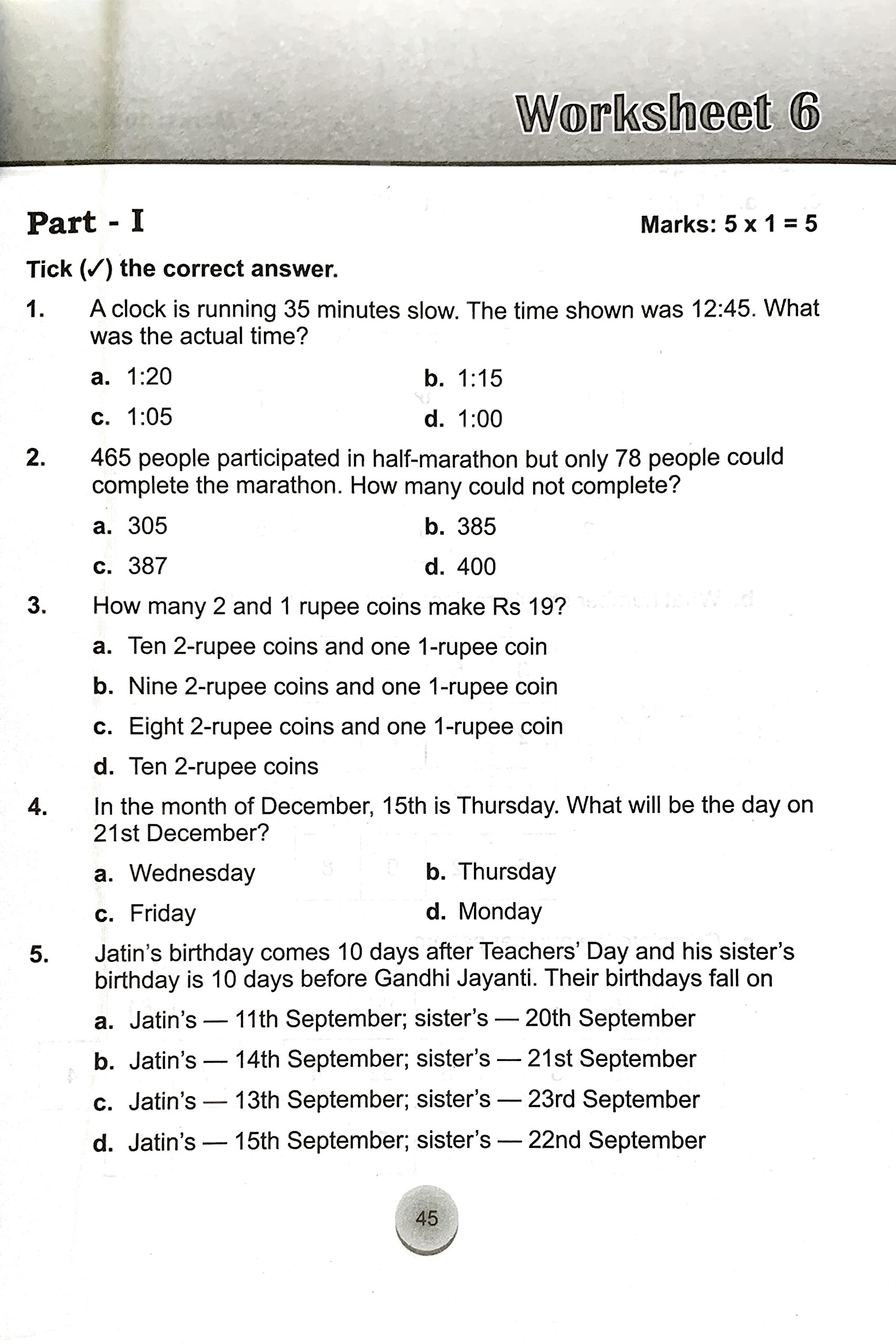 Maths Olympiad Challenger-1. - Dista