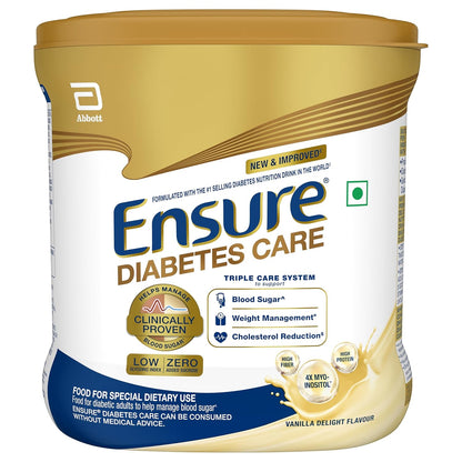 Ensure Diabetes Care Powder Vanilla Flavour - Sugar Free Health Drink - Distacart