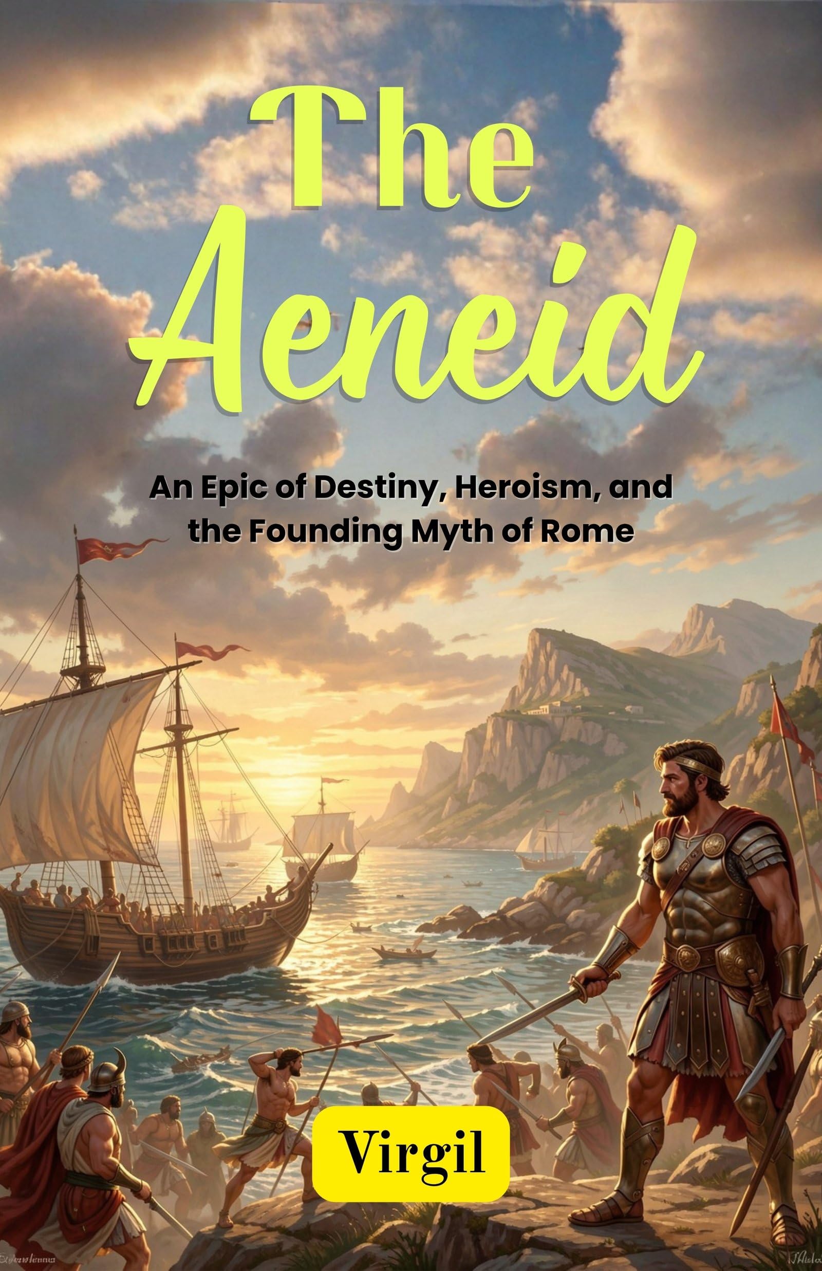 The Aeneid: An Epic of Destiny, Heroism, and the Founding Myth of Rome (Classical Epic Poetry Collection) - Distacart