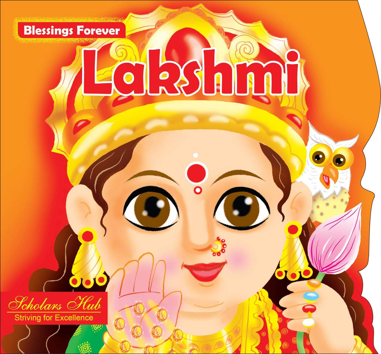 Blessings Forever-Goddess Lakshmi (Die-Cut Board Book) - Dista