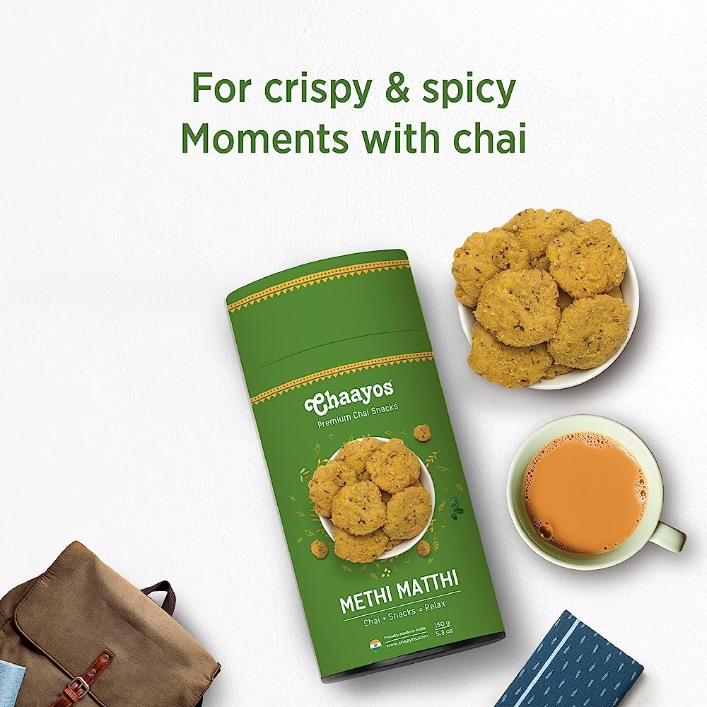 Chaayos Methi Mathri Snacks - Distacart