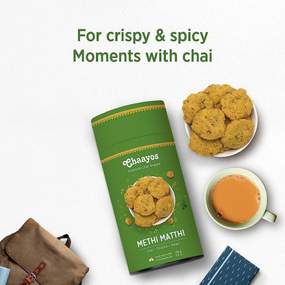 Chaayos Methi Mathri Snacks - Distacart