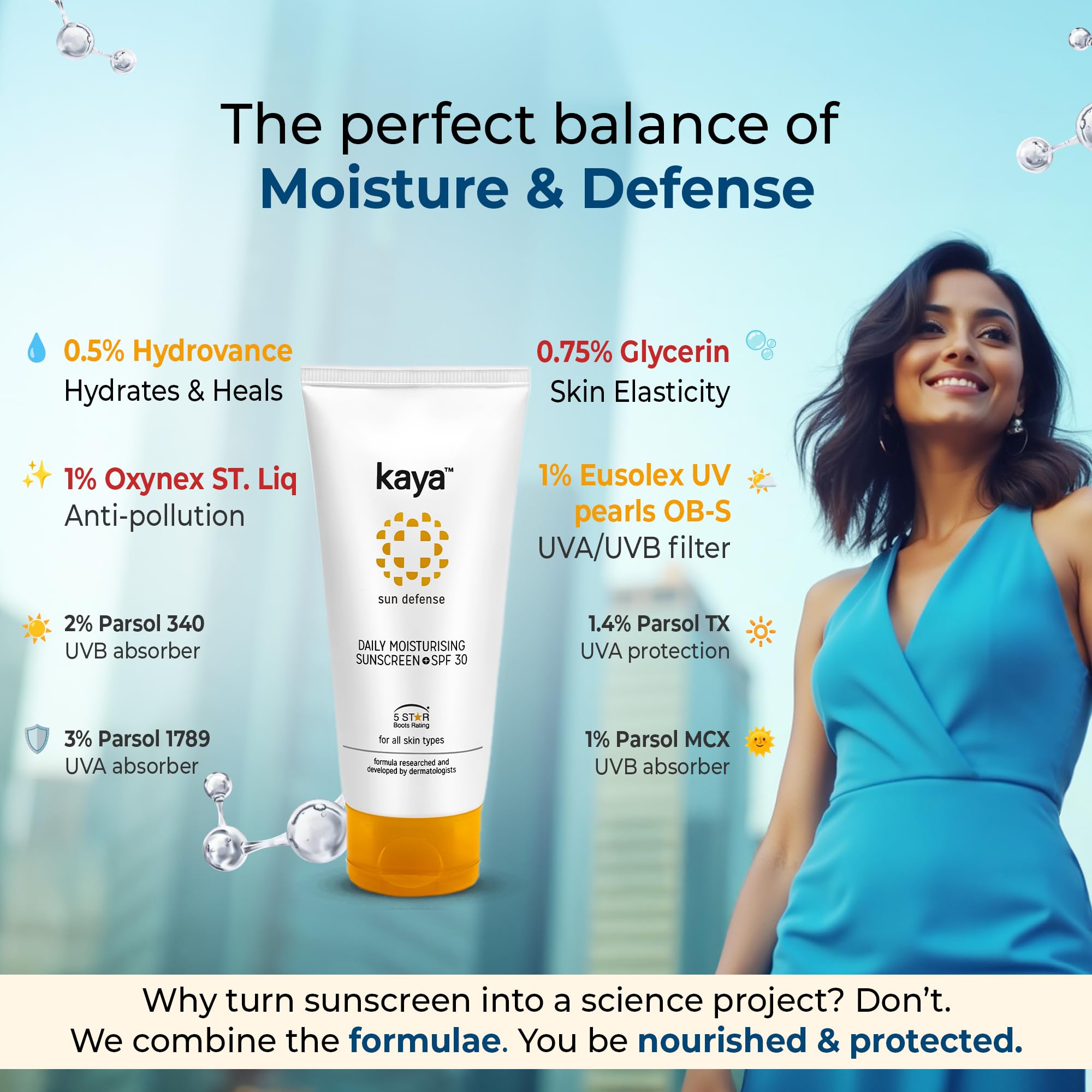 Kaya Daily Moisturising Sunscreen SPF 30 - Distacart