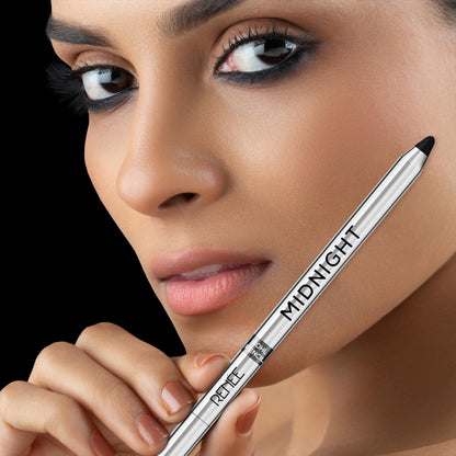 Renee Midnight Kohl Pencil - Smudgeproof And Waterproof Kajal - Distacart