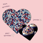 Thumbnail for patriotic sprinkles for decoration 06 120 gm