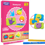 Thumbnail for Imagimake Craft Kit - Arts and Crafts for Kids Ages 5+ - Air Dry Clay, Paper Quilling, Stamp Art - 3-in-1 Arts and Crafts Kit - Gifts for 5, 6, 7, 8 Year Olds