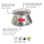 Thumbnail for HAZEL Aluminium Handi with Lid 3200 ml | Thick Hammered Biryani Pot - Dista