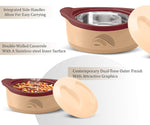 Thumbnail for Milton New Marvel 1000 Inner Steel Casserole For Roti/Chapati - Brown Color - Distacart