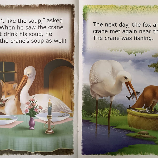 Value Stories.-The Fox & The Crane. - Dista
