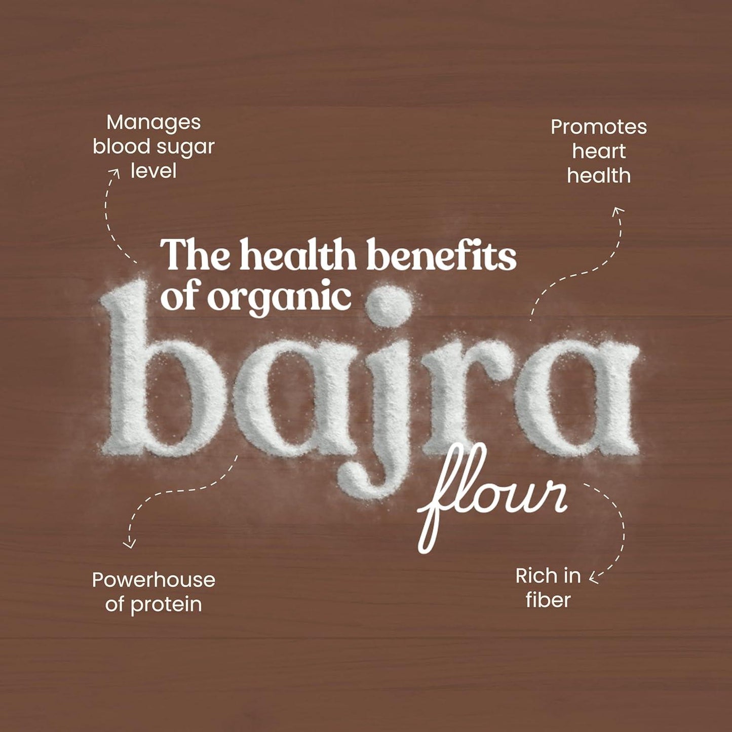 Bharat Vedica Organic Pearl Millet Flour - Organic Bajra ka Atta - Distacart