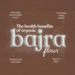 Thumbnail for Bharat Vedica Organic Pearl Millet Flour - Organic Bajra ka Atta - Distacart