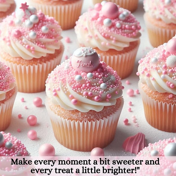baby pink sprinkles bottle for decoration bottle 100 g