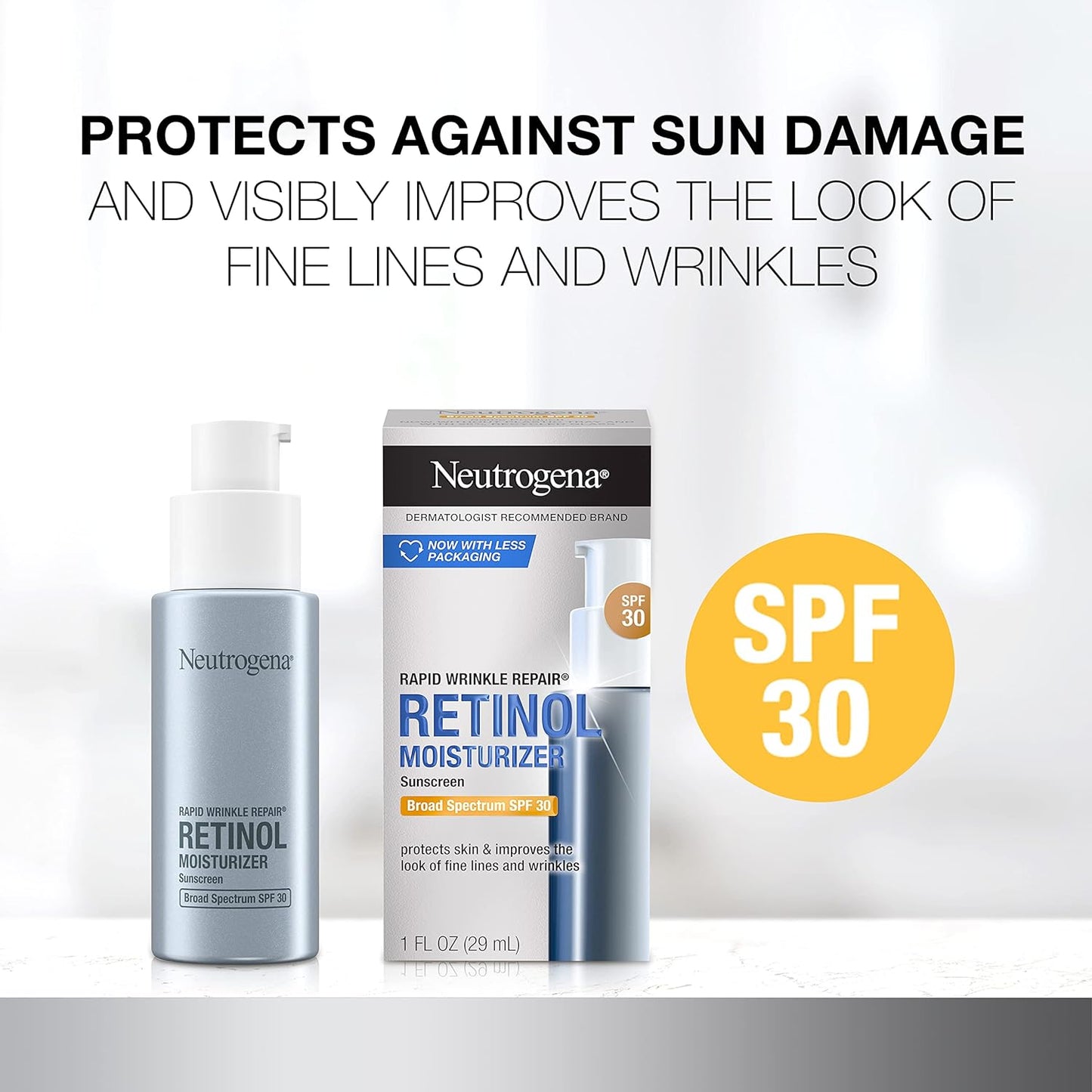 Neutrogena Rapid Wrinkle Repair Moisturizer SPF 30 - Distacart